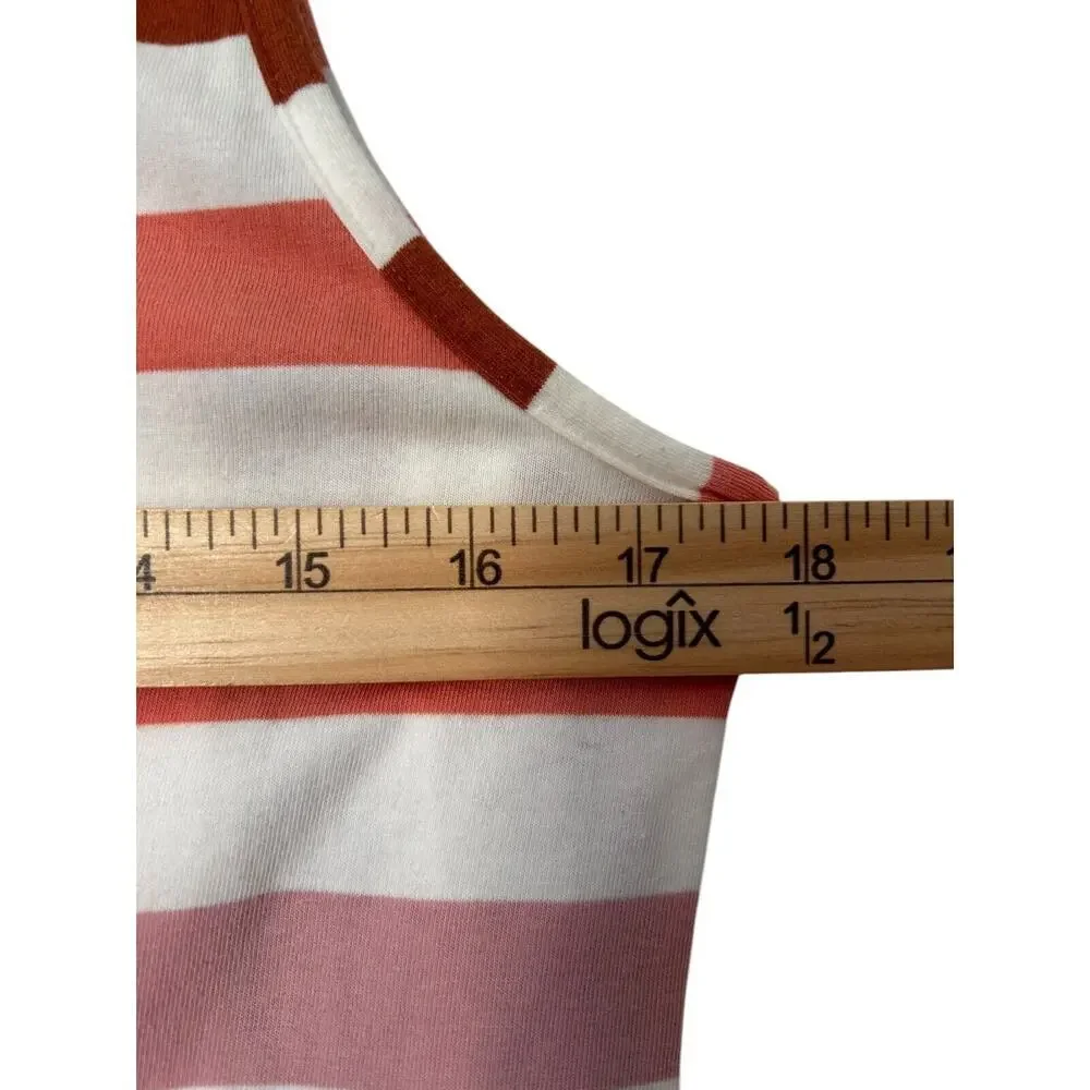 Matilda Jane Dress Girls Size Medium Multicolor Striped Knit Casual Sleeveless